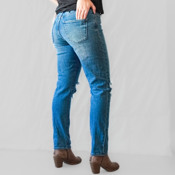 Articles of Society Ripped Straight Leg Jeans - Picture 2 of 11